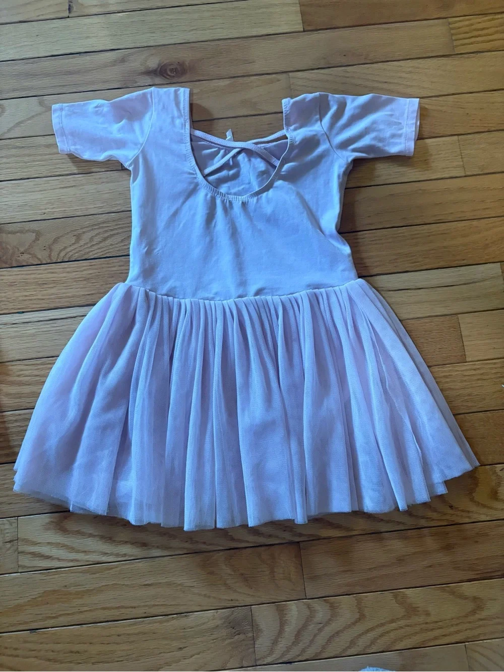 Girls Toddler Pink Ballet Leotard Dress & Skirt Set Size 4
